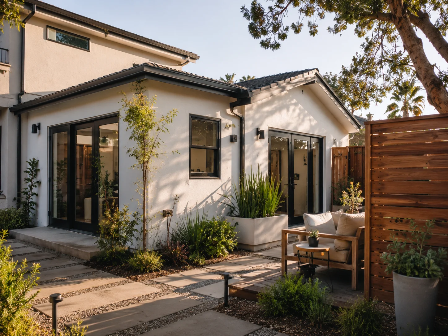 Attached ADU in a Carlsbad coastal neighborhood — showing typical residential scale near the Coastal Zone