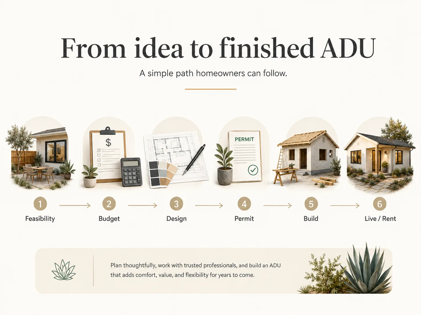 From idea to finished ADU — La Mesa ADU timeline from feasibility through certificate of occupancy