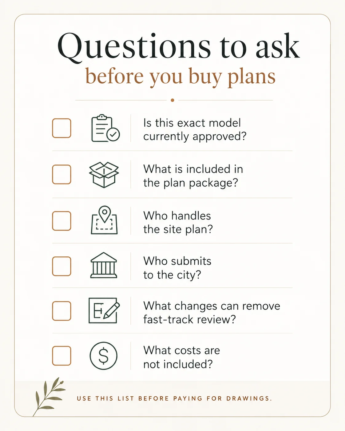 Questions to ask before buying a San Jose pre-approved ADU plan